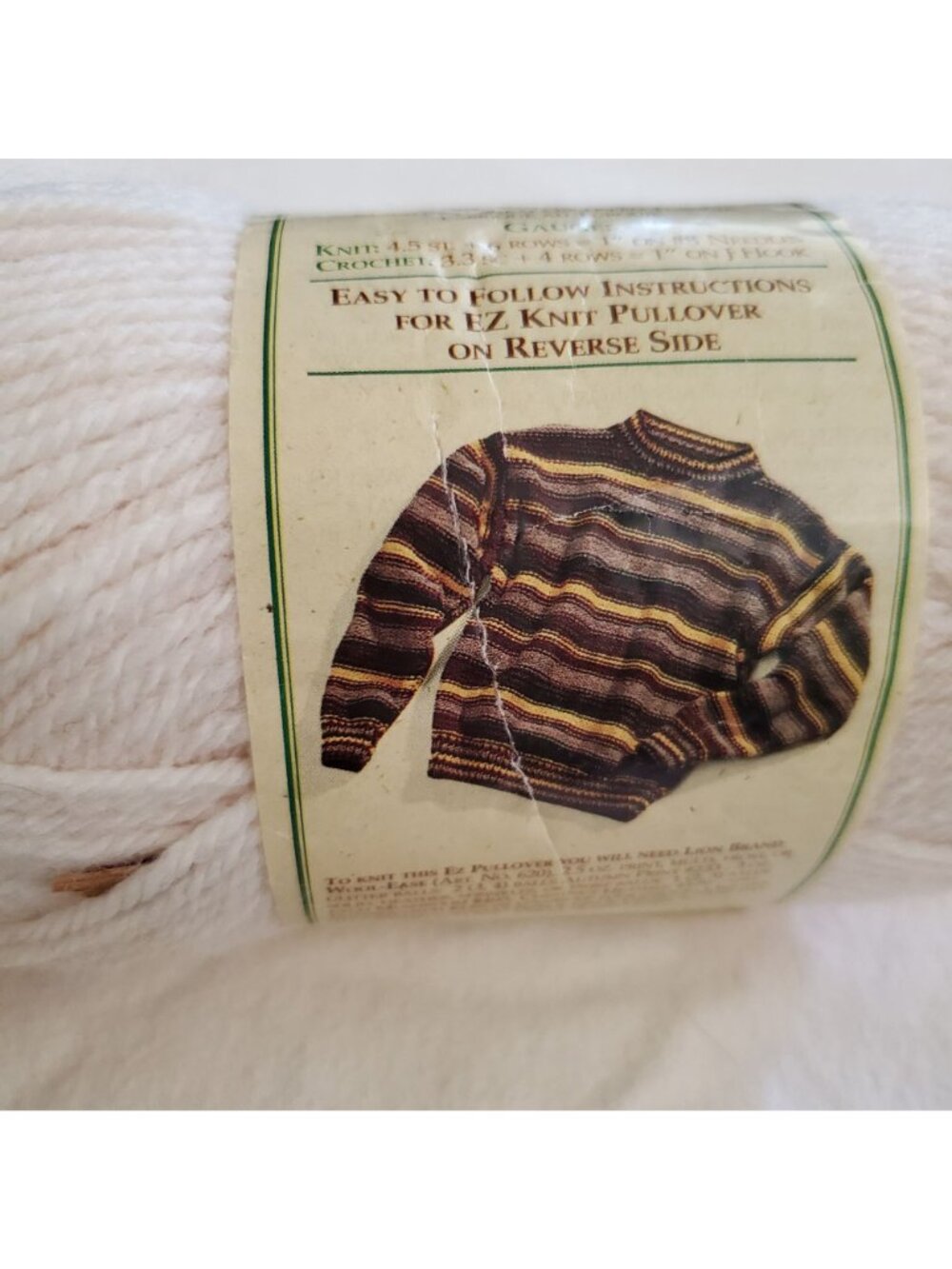 Wool Ease Yarn Fisherman 99 Lion Brand Acrylic Wool Blend - Picture 3 of 7